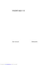 AEG FAVORIT 86011 VI User Manual