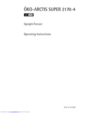AEG OKO-ARCTIS SUPER 2170-4 Operating Instructions Manual
