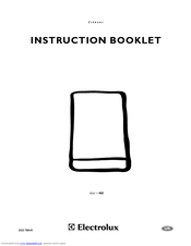 Electrolux EUU 11400 Instruction Booklet