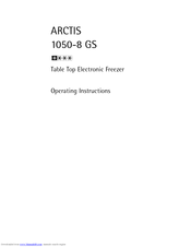 AEG ARCTIS 1050GS8 Operating Instructions Manual