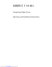 AEG C 7 1440 i Operating And Installation Instructions