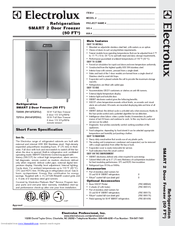 Electrolux SMART 727014 Specification Sheet