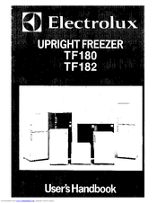 Electrolux TF182 User Handbook Manual