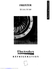 Electrolux U04438 TF 349 Instruction Manual