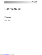 Moffat MUF 510 User Manual