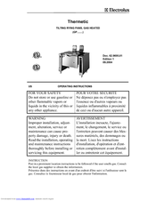 Electrolux 583398 Operating Instructions Manual