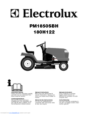 Electrolux PM1850SBH Instruction Manual