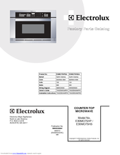 Electrolux E30MO75HS Factory Parts Catalog