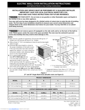 Electrolux A Installation Manual