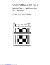 AEG COMPETENCE D4100-1 Operating Instructions Manual