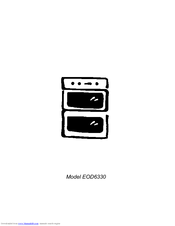Electrolux EOD6330 Owner's Manual