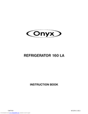 Onyx Onyx 160 LA Instruction Book