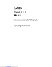SANTO 1583-8 TK Operating Instructions Manual