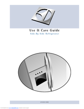 Electrolux Side-By-Side Refrigerator Use & Care Manual