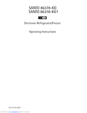 AEG SANTO 86378-KG1 Operating Instructions Manual