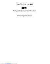 AEG SANTO 3151-8 KG Operating Instructions Manual