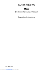 AEG SANTO 70388 KG Operating Instructions Manual