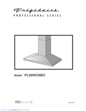 Frigidaire PL36WC50EC Professional series Instruction Manual