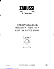 Zanussi FJDR 1466 S Instruction Booklet