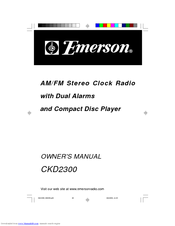 Emerson CKD2300 Owner's Manual