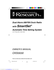Emerson Research SmartSet CKS3030 Owner's Manual