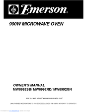 Emerson MW8992-RD Owner's Manual