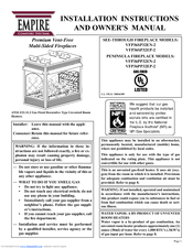 Empire Comfort Systems VFP36SP32EN-2 Installation Instructions And Owner's Manual