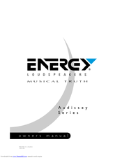 Energy Audissey Series Owner's Manual