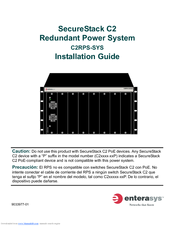 Enterasys SecureStack C2 C2RPS-SYS Installation Manual