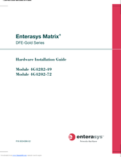 Enterasys DFE-Gold 4G4282-49 Hardware Installation Manual