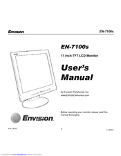 Envision EN-7100s User Manual