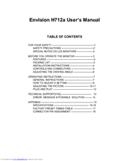 Envision H712a User Manual