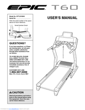 Epic T60 Treadmill User Manual