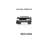 Epson CX7000F - Stylus Color Inkjet Basic Manual