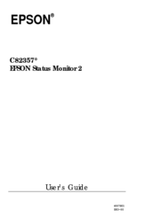 Epson C823572 (Ethernet) User Manual