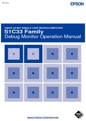 Epson S1C33 Series Operation Manual
