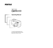 Pentax Optio 430 Operating Manual