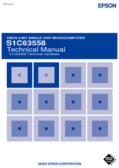 Epson S1C63558 Technical Manual