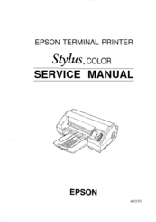 Epson 4003353 Service Manual