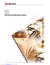 Kyocera DC 2125 Advanced Operation Manual