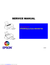 Epson Stylus Color 440 Service Manual
