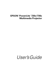 Epson 730c - PowerLite Projector User Manual