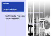 Epson EMP EMP-1825 User Manual