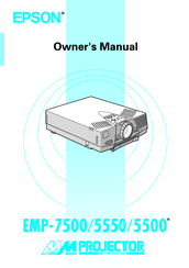 Epson EMP-7500 Owner's Manual