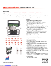 Eton American Red Cross SOLARLINK FR500 Specifications