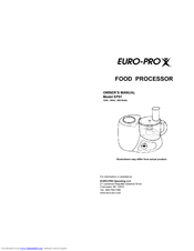 Euro-Pro EP91 Owner's Manual
