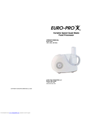 Euro-Pro FP86 Owner's Manual