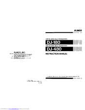 Alinco DJ-480 Instruction Manual