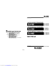 Alinco DJ-182 User Manual