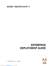 Adobe 65021566 - Creative Suite 4 Design Premium Deployment Manual